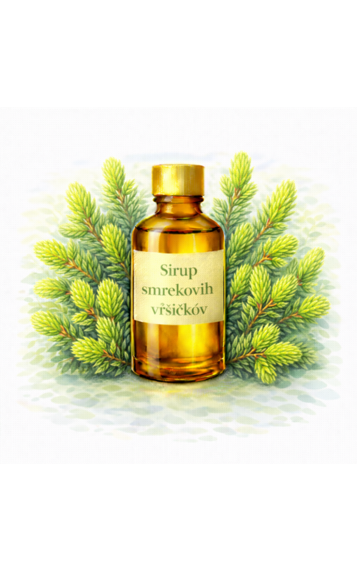 Spruce and fir tip syrup